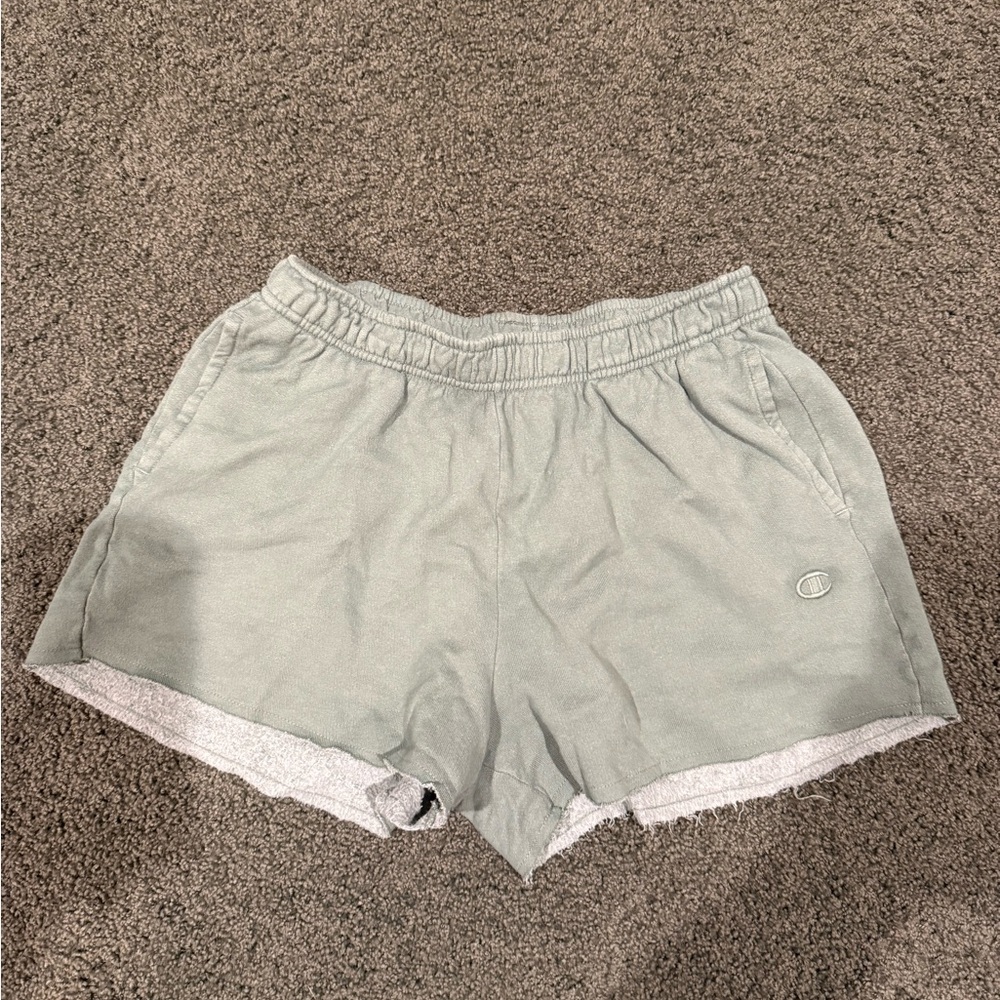 Champion Women's Light Gray Athletic Shorts